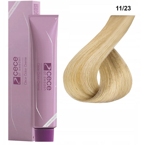 Farba do włosów CeCe Color Creme 11/23 Extra Jasny Perłowy Blond