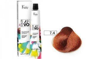 Farba do włosów Kezy Color Vivo 100 ml • 7.4 miedziany blond