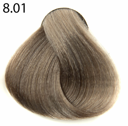 Profesjonalna farba do włosów RR Line 100 ml 8.01 naturalny bardzo jasny blond popielaty